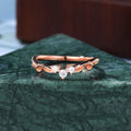 Round natural diamond wedding band.S925/10k/14k/18k rose gold yellow gold whilte gold bridal ring.