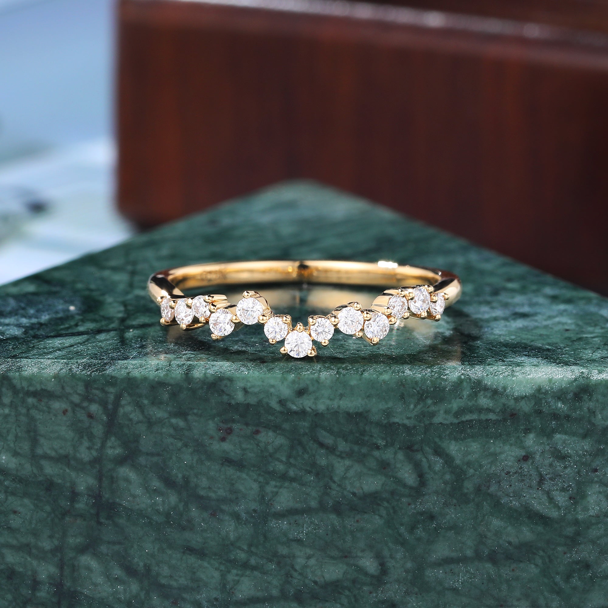 Women 10k/14k/18k rose gold white gold Diamond wedding band 925silver rose gold/white gold/yellow gold ring.